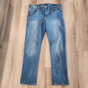 GAP Womens Classic Straight Jeans Size 16/33R Tinted Blue Stretch Denim